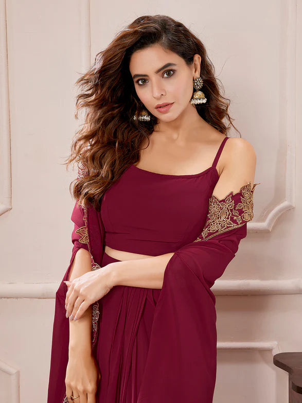 Maroon Majesty 3 Piece Set