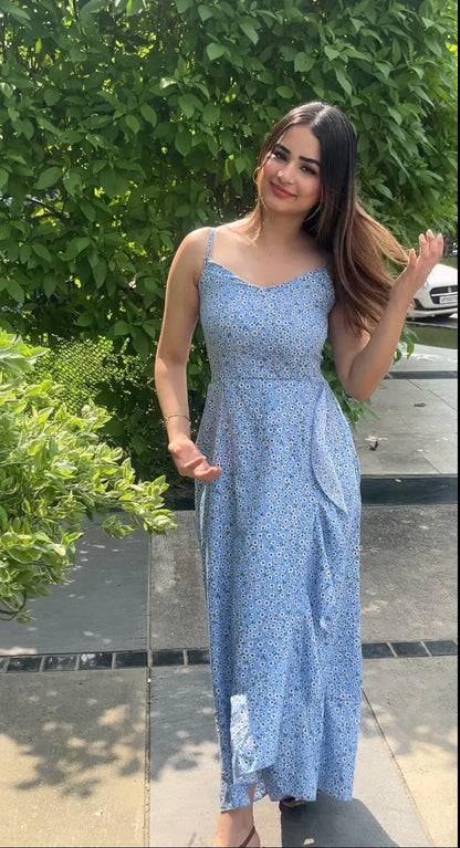 Blue Midi Love Dress