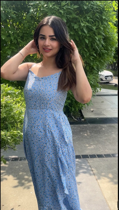 Blue Midi Love Dress