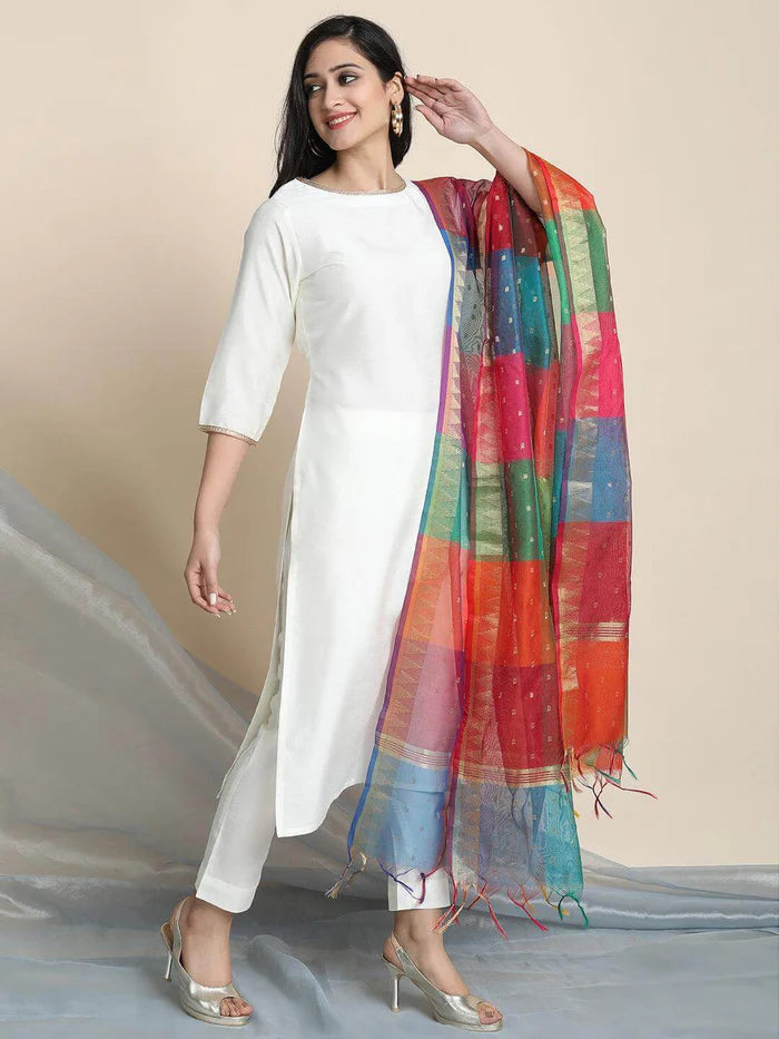 Pristine Poly Silk Kurta Set